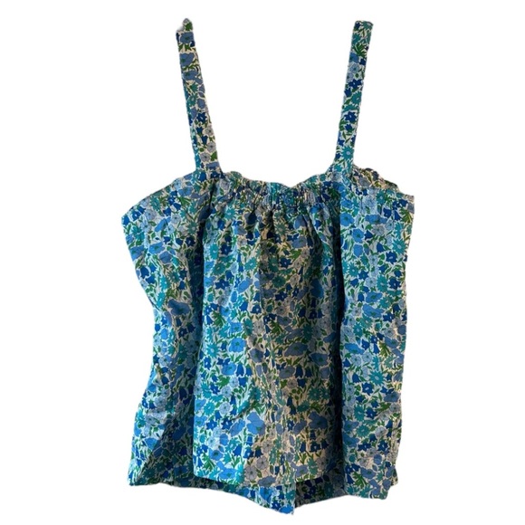 NWT Floral Blue Top by J. Crew - Picture 7 of 10